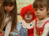 День рождения ребенка. Клоун